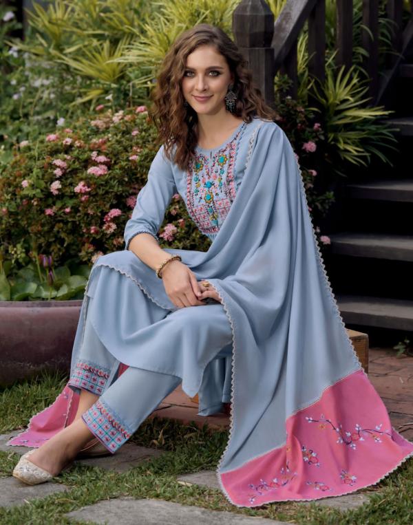 Lily And Lali Mahek Party Wear Kurti With Bottom Dupatta Collection